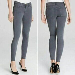 Current Elliott Stiletto Skinny Jeans Gunmetal